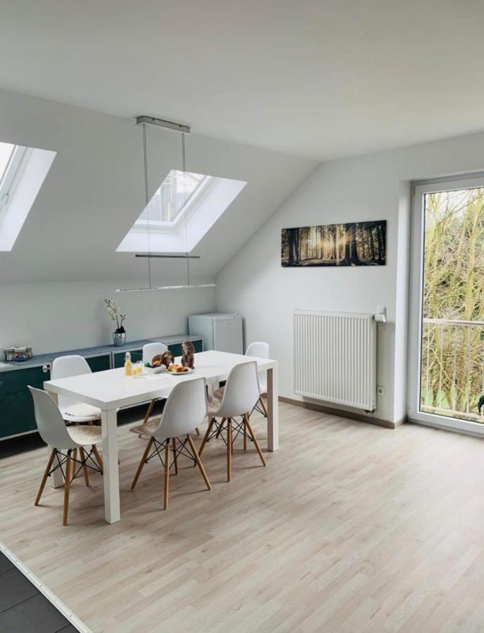 Haus Am Hang; Ferienwohnung Fernblick Stolberg  Esterno foto